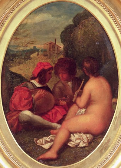 Le Concert Champetre, dopo Tiziano da William Etty